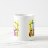 幸せな動物 コーヒーマグカップ (中央)