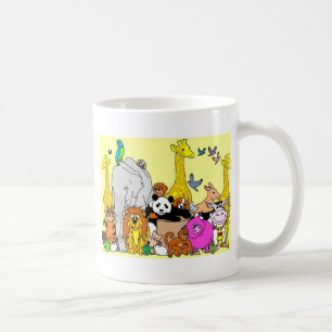 幸せな動物 コーヒーマグカップ