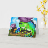 幸せな卒業 カード (黄色い花)