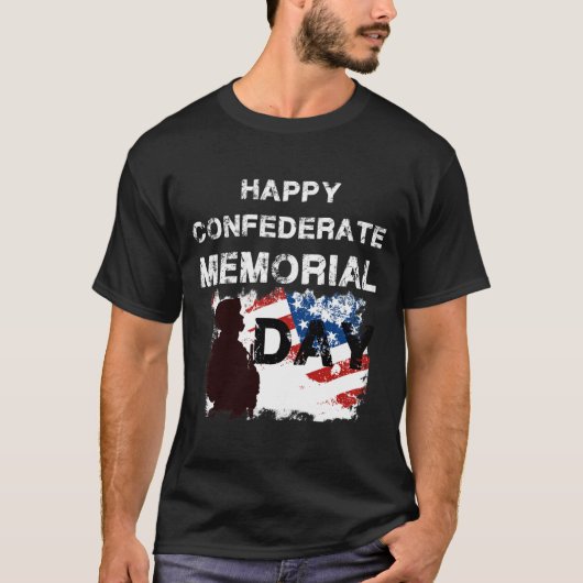 幸せな南軍記念日 Tシャツ (正面)