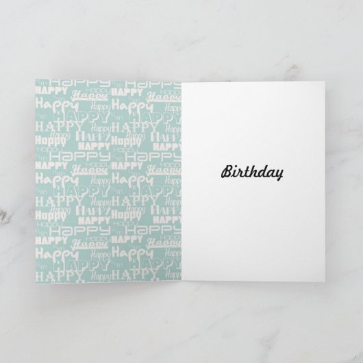 幸せな単語の水 カード (内部)