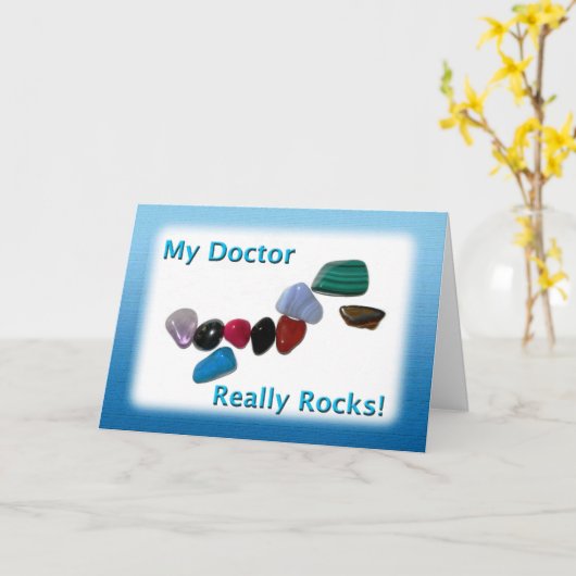 幸せな博士Day My Doc Rocksの カード (黄色い花)