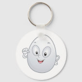 幸せな卵と顔 キーホルダー (裏面)