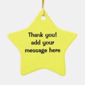 幸せな卵の鋭いカスタード皮の中国人のデザート セラミックオーナメント (裏面)