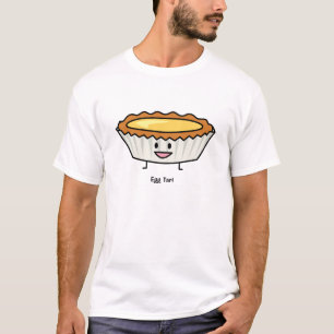 幸せな卵の鋭いカスタード皮の中国人のデザート Tシャツ