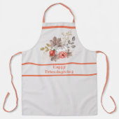 幸せな友情の七面鳥のエプロン エプロン (正面)