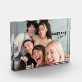 幸せな友情の日が永遠に望まれる フォトブロック (左)