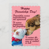 幸せな友情の日! サンキューカード (正面/裏面)