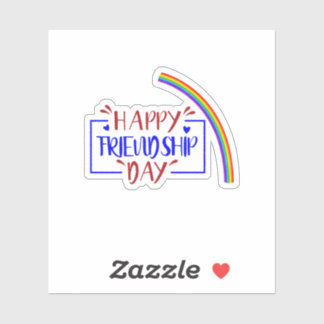 幸せな友情の日 シール