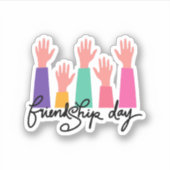 幸せな友情の日 シール (正面)