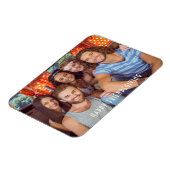 幸せな友情を与える感謝祭カスタムの写真 マグネット (左側)