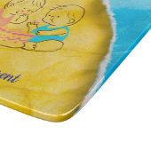 幸せな双子の親 カッティングボード (角)