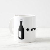 幸せな同等化のマグ コーヒーマグカップ (正面左)