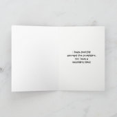 幸せな喚き声O Ween! Boおよび明るい-挨拶状 カード (内部)