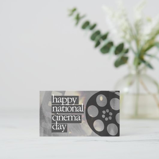 幸せな国立映画祭日 名刺 (スタンド正面)