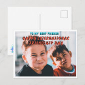 幸せな国際的友好日 ポストカード (正面/裏面)