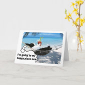 幸せな場所のオランダのウサギ カード (黄色い花)