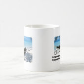 幸せな場所のオランダのウサギ コーヒーマグカップ (中央)