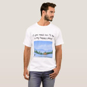 幸せな場所のキャビン Tシャツ (正面フル)