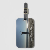 幸せな場所の荷物のラベル ラゲッジタグ (正面縦)