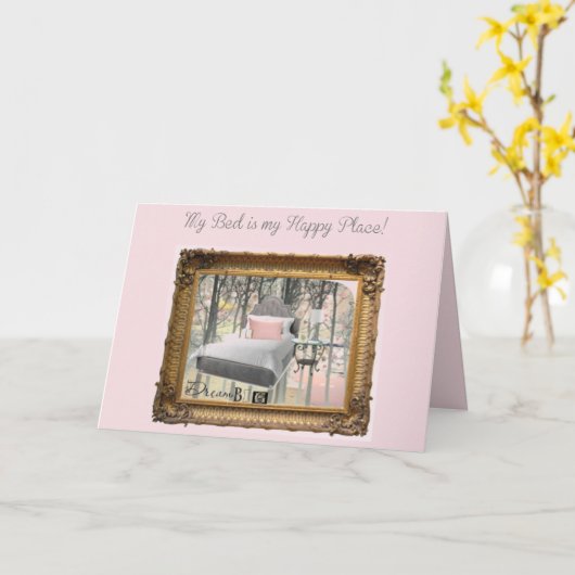 幸せな場所 カード (黄色い花)