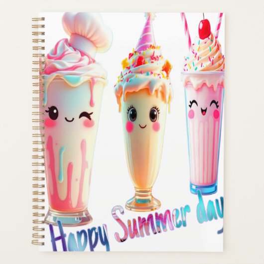 幸せな夏の日 プランナー手帳 (正面)