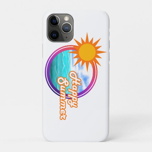 幸せな夏の海の円 Case-Mate iPhoneケース (裏)
