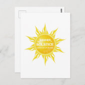 幸せな夏の至年間で最も長い日 ポストカード (正面/裏面)