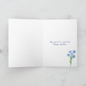 幸せな夏の風車 カード (内部)