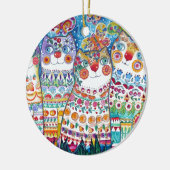 幸せな夏猫 セラミックオーナメント (左)