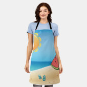 幸せな夏 エプロン (着用した状態)