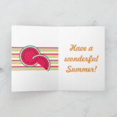 幸せな夏! カード (内部)