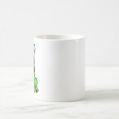 幸せな外国のカエルのコーヒー・マグ コーヒーマグカップ (中央)