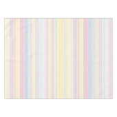 幸せな夢-エレガントでカラフルな縞 テーブルクロス (正面(横))