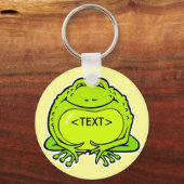 幸せな太ったカエルたち()  キーホルダー (正面)