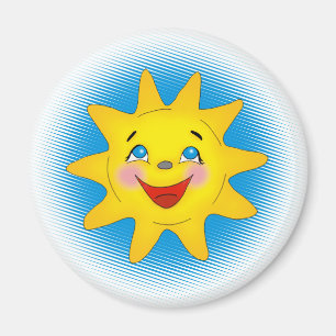 幸せな太陽の磁石 マグネット