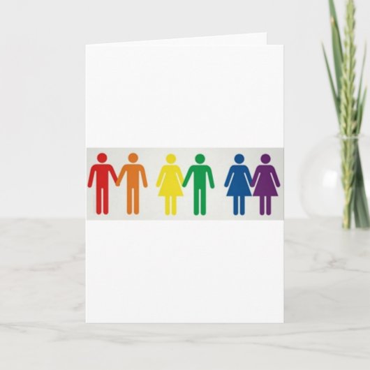 幸せな夫婦 カード (正面)