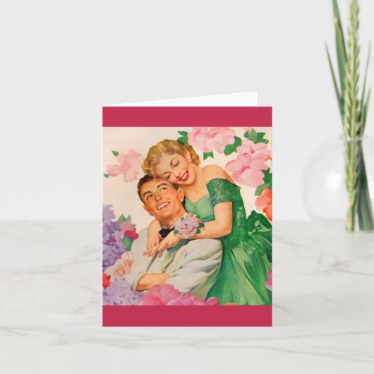 幸せな夫婦 ノートカード (正面)