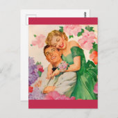 幸せな夫婦 ポストカード (正面/裏面)