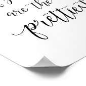 幸せな女のかわいらし子は ポスター (角)