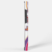 幸せな女の子が乗ったフォネカーゼ、カラフル SAMSUNG GALAXYケース (右側面)