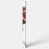 幸せな女の子が乗ったフォネカーゼ、カラフル SAMSUNG GALAXYケース (左側面)