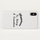 幸せな女性のための曾祖母は祖母です Case-Mate iPhoneケース (裏面(横))