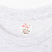 幸せな女性の日白 ラベル (貼付)