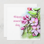 幸せな女性の日 シーズンカード (正面/裏面)