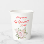 幸せな女性の日 紙コップ (正面)