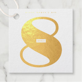 幸せな女性の日！3月8日国際的祝 フェイバータグ