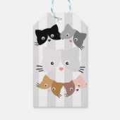 幸せな好奇心の子猫 ギフトタグ (裏面)