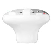 幸せな好奇心の子猫 セラミックノブ (側面)