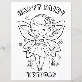 幸せな妖精の誕生日パーティーアクティビティ